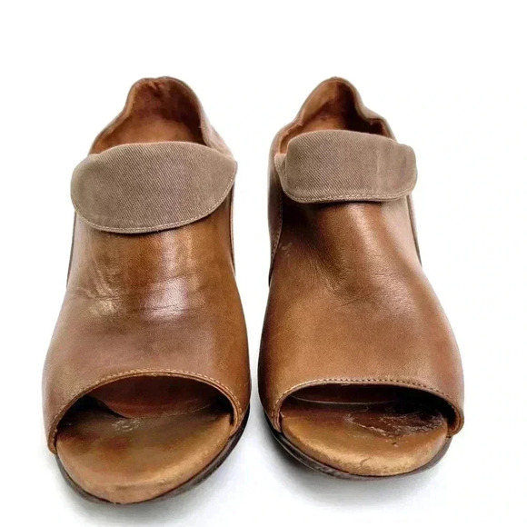 Fortress of Inca Open Toe Chunky Heel Boots - 8 - Picture 3 of 11